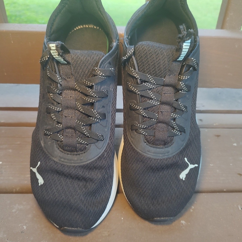 Puma Softride Running Shoes Womens 10 Black Good Mesh Breathable 377290-02